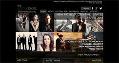 Desktop Screenshot of lochshielfestival.com