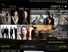 Tablet Screenshot of lochshielfestival.com